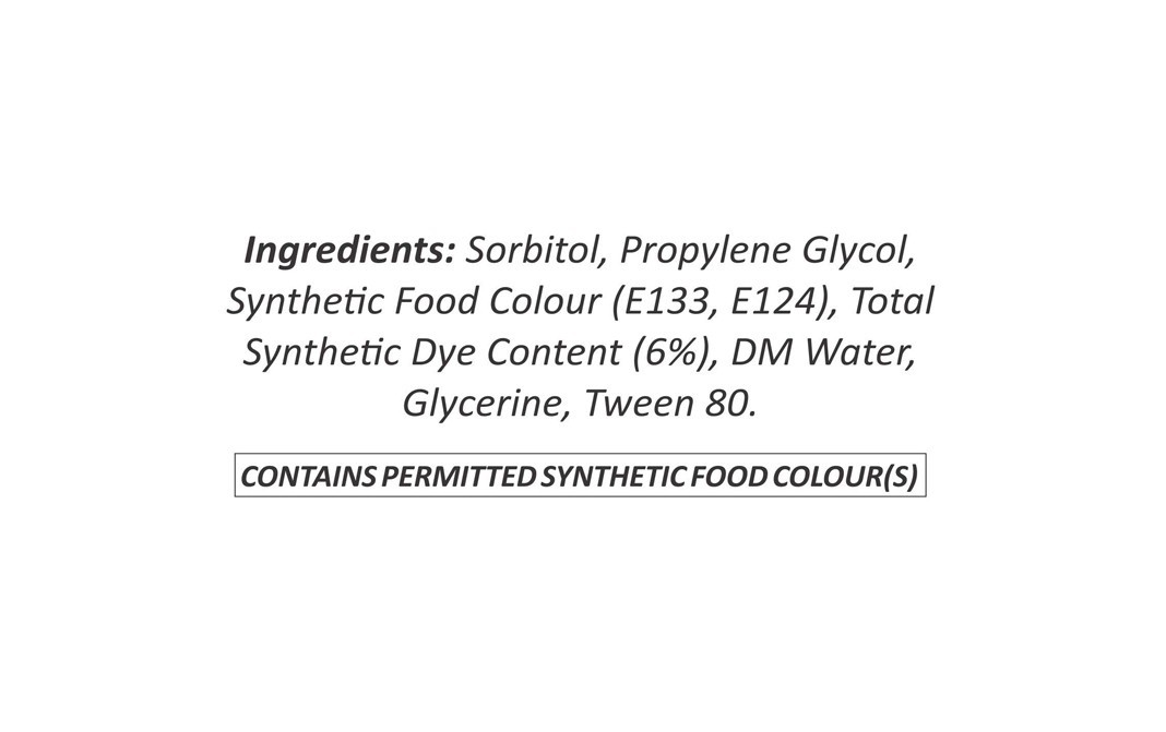 Puramio Purple Liquid Food Colour    Plastic Bottle  50 millilitre